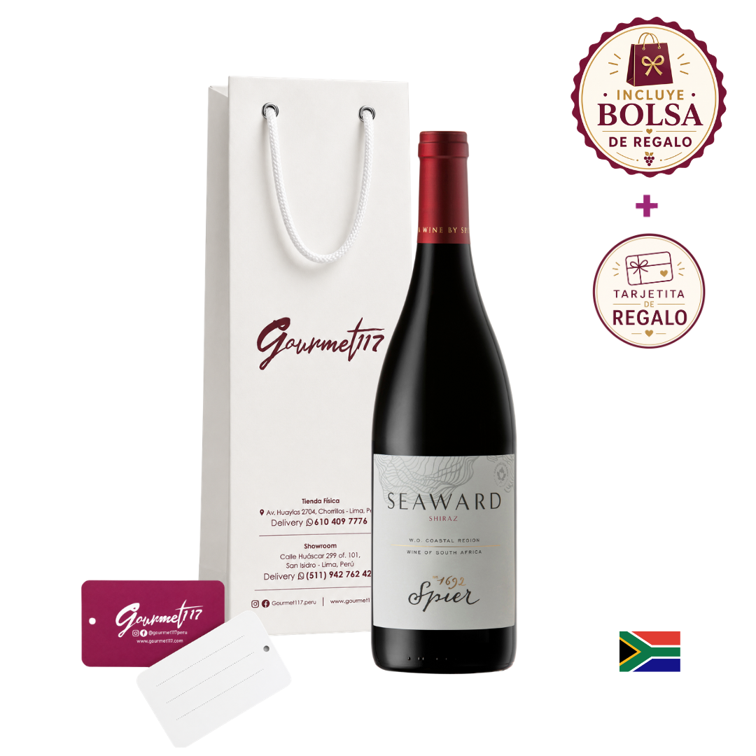 260006 (13) Vino Tinto Spier Seaward Shiraz 750ml - Imagen 1