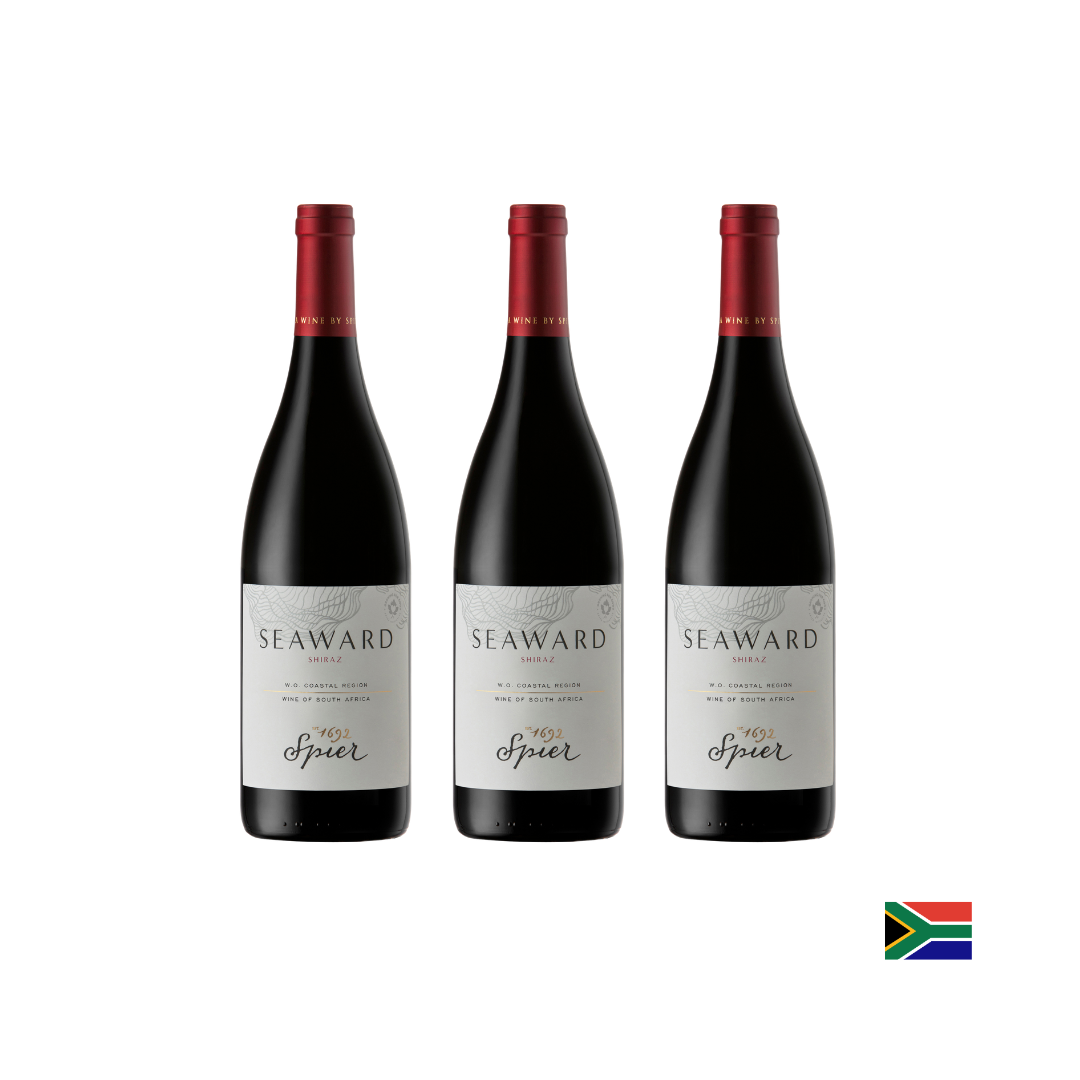 PVIN0066 Vino Tinto Spier Seaward Shiraz 750ml x3 - Imagen 1