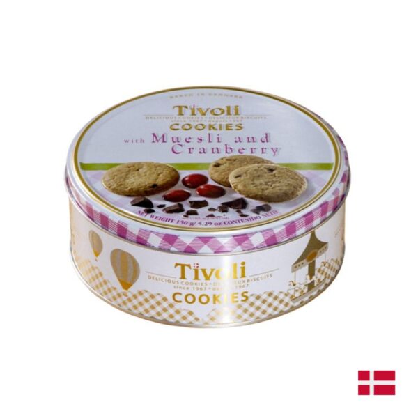 Galletas Dulces Tivoli Muesli And Cranberry 150 Gr - Imagen 1