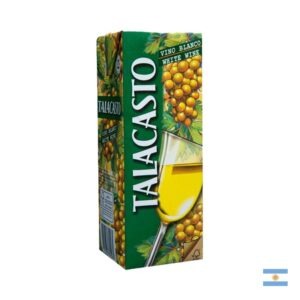 Vino Blanco Talacasto Tetra 1 litro en envase práctico