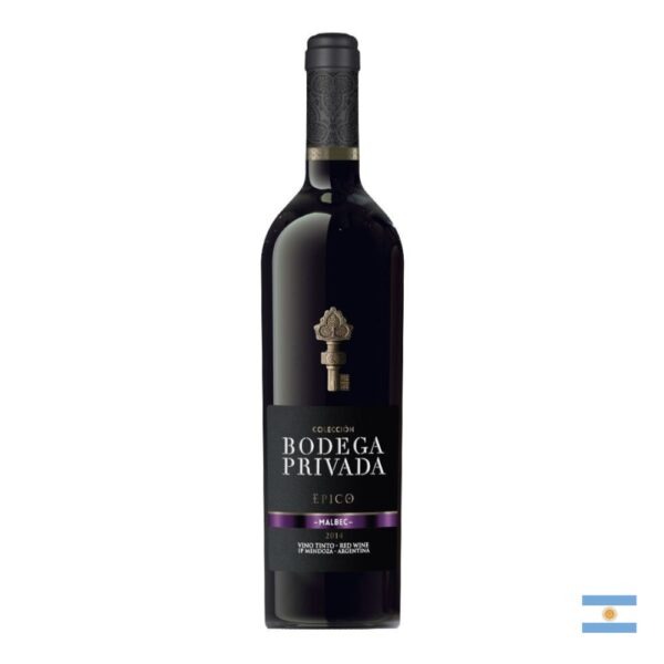 Vino Tinto Bodega Privada Reserva Épico Malbec 750ml botella de vino argentino