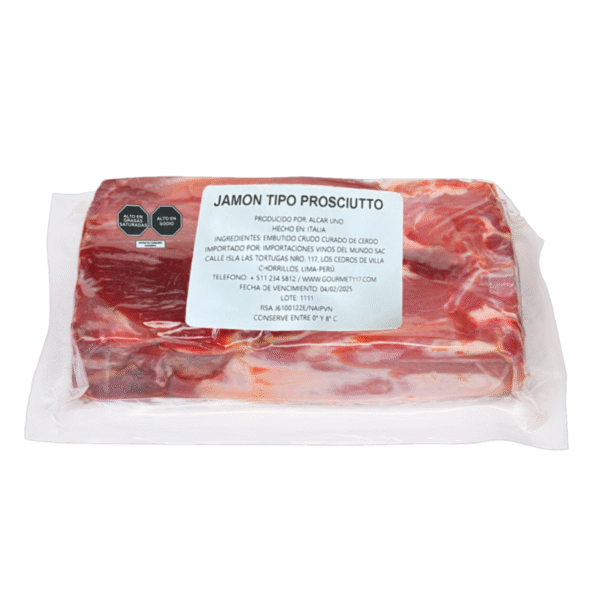 EMBUTIDO BLOQUE DE JAMÓN TIPO PROSCIUTTO EDIGAPA x KG - Imagen 1
