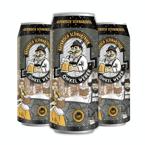 CERVEZA NEGRA ONKEL WEBER LATA X 500ML (Pack 3 und) - Imagen 1