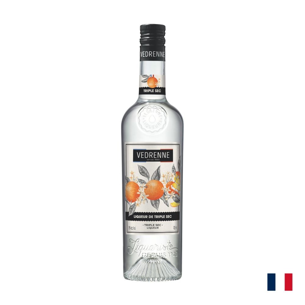 Licor Vedrenne Triple Sec 700ml licor francés de naranja en botella