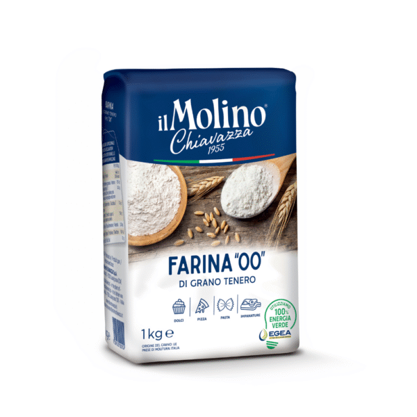 Harina De Trigo Blando Tipo "00" Il Molino Chiavazza 1Kg - Imagen 1