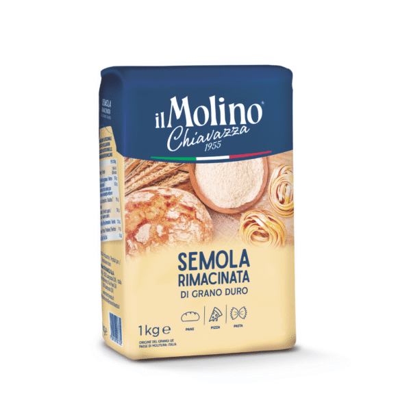 SEMOLINA DE TRIGO DURO IL MOLINO CHIAVAZZA X 1 KG - Imagen 1