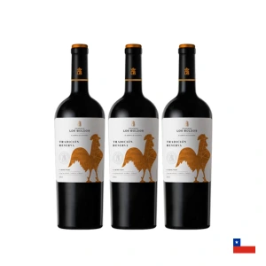 Pack de vinos Chateau Los Boldos Carmenere x3 botellas