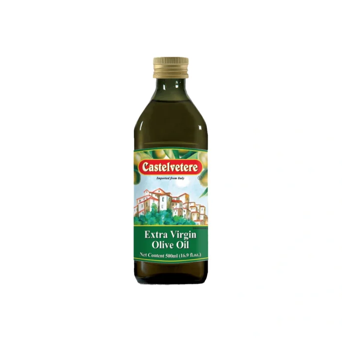 Botella de Aceite de Olivo Extra Virgen Castelvetere 500ml