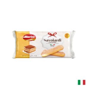 Paquete de Bizcocho Marini Savoiardi Ladyfingers 200g - Galletas italianas para postres - Gourmet117