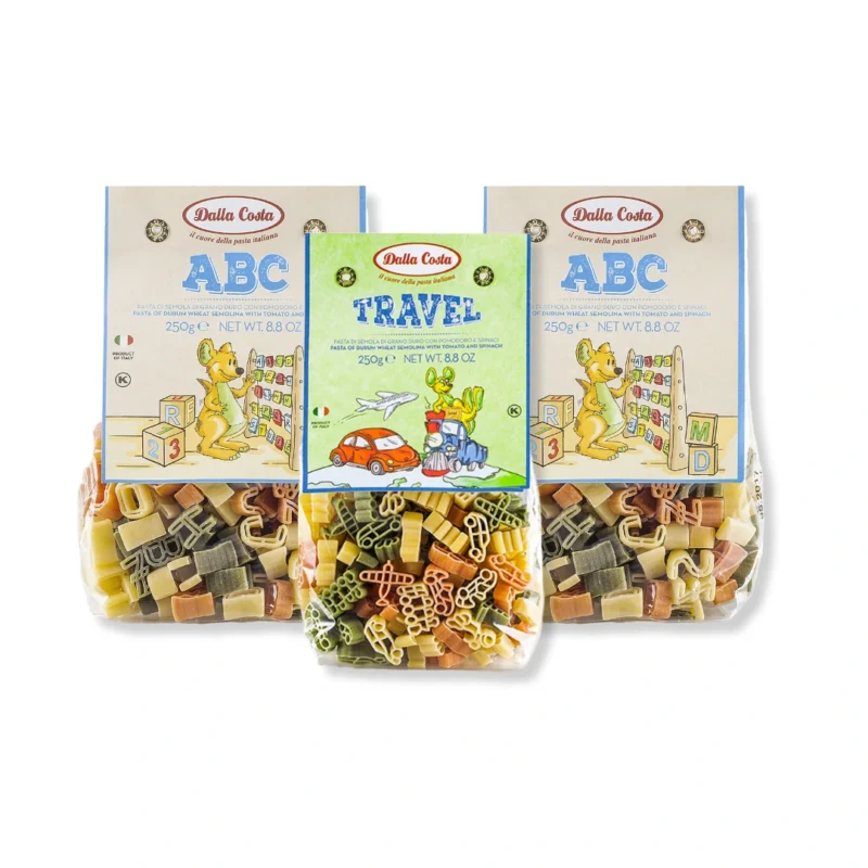 Kit Pastas Kids Gourmet117 - Pastas con formas divertidas para niños
