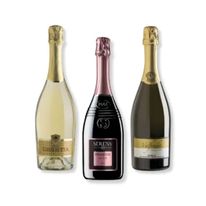 Tríada Espumante Gourmet117 - 3 espumantes italianos diferentes
