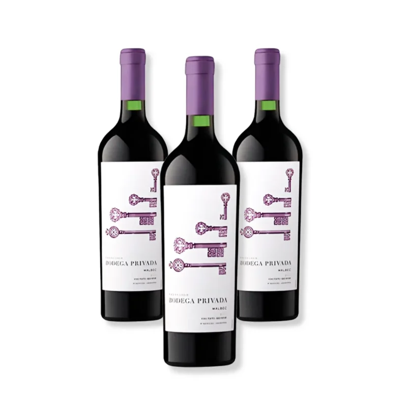 Pack Tríada Mendoza - 3 botellas de vino Malbec Bodega Privada de Mendoza