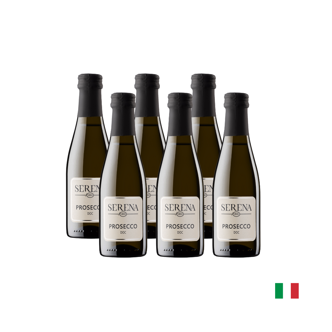 650003-2 VINO ESPUMANTE SERENA WINES PROSECO DOC FRIZZANTE SCREW CAP X 200 ML x6 - Imagen 1