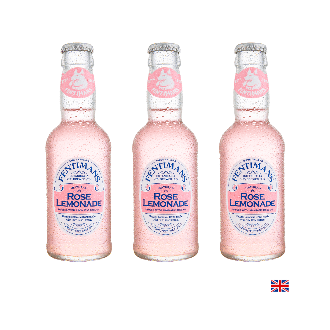 PBEB0017 BEBIDAS CARBONATADAS FENTIMANS ROSE LIMONADE X 200 ML x3 - Imagen 1