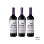 VINO TINTO BODEGA PRIVADA COLECCION MALBEC X 750 ML x3