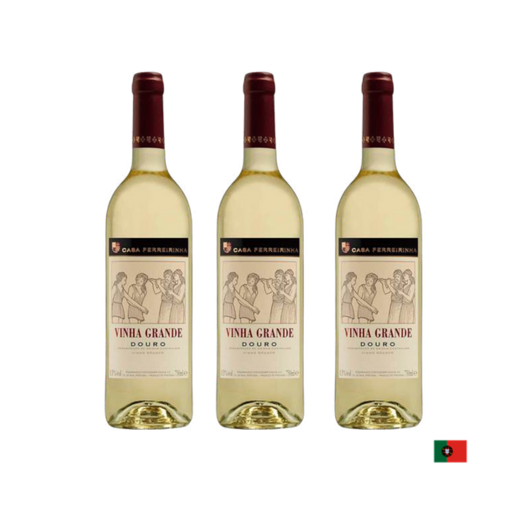 PVIN0101 (4) VINO BLANCO CASA FERREIRINHA VINHA GRANDE DOURO BLANCO 750 ML x3 - Imagen 1