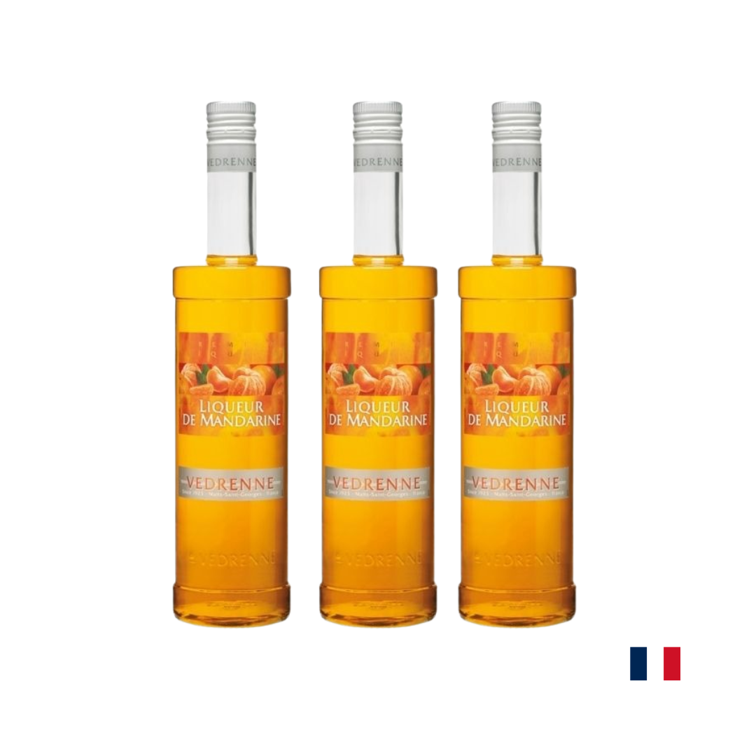 Productos web (10) Trío Licor Vedrenne Tangerine 25% 700ml - Imagen 1