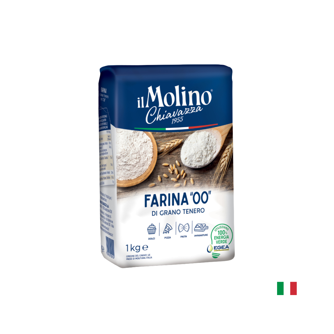 Productos web - 2026-07-27T102921.513 Harina De Trigo Blando Tipo "00" Il Molino Chiavazza 1Kg - Imagen 1