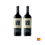 Vino Tinto Viña Vilano Tempranillo Crianza 750ml x2